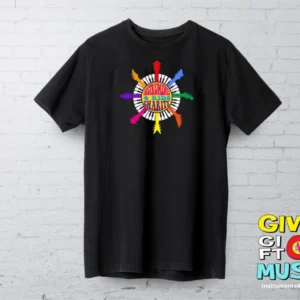 i4K Guitar Tee Shirt Black ***FREE SHIPPING!